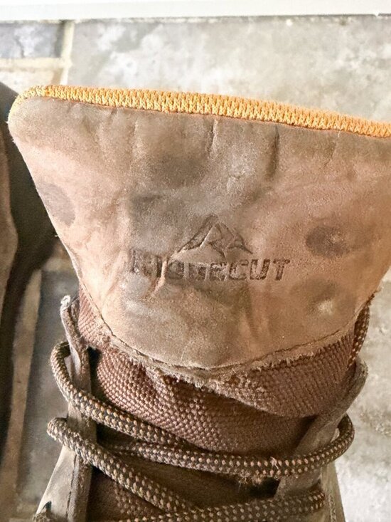 Ridgecut Waterproof Work Boots Steel Toe Brown Leather Mens 11 Wide